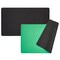 2 Pack Card Game Mat for Board Game, Playmat, Color Black/ Green (24x14 in)